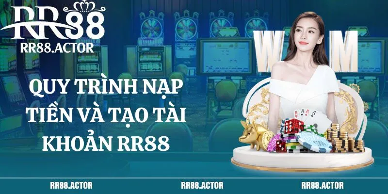 Quy trình nạp tiền RR88 và tạo tài khoản 